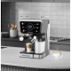 Rohnson Αυτόματη Μηχανή Espresso 1350W Πίεσης 20bar για Cappuccino Μαύρη R-98082 Rohnson Αυτόματη Μηχανή Espresso 1350W Πίεσης 20bar για Cappuccino Μαύρη R-98082